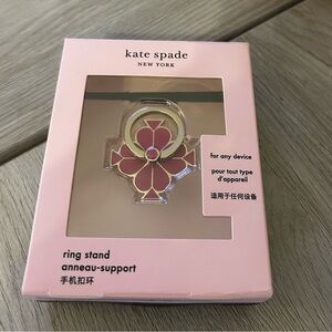Kate Spade Hot Pink Floral Ring Stand for Phones & Other Devices